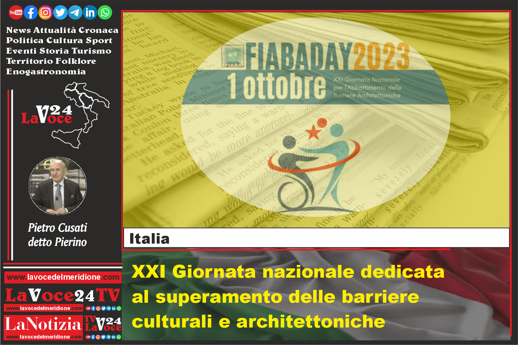 Xxi Giornata Nazionale Dedicata Al Superamento Delle Barriere Culturali