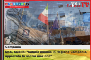 M5S, Saiello Salario minimo in Regione Campania, approvata la nostra mozione