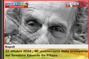 31 ottobre 2024 , 40° anniversario dalla scomparsa del Senatore Eduardo De Filippo