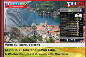 Vietri sul Mare - Al via la 7° Edizione DiVini Libri a Walter Pedullà il Premio alla Carriera