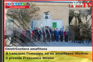 A Lanciano l’omaggio ad un amalfitano illustre il preside Francesco Milano