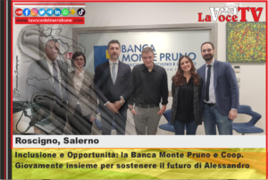 Inclusione e Opportunità  la Banca Monte Pruno e Coop. Giovamente insieme per sostenere il futuro di Alessandro