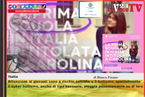 Attenzione ai giovani sono a rischio suicidio e il bullismo, specialmente il cyber bullismo, anche di tipo sessuale, aleggia pesantemente su di loro