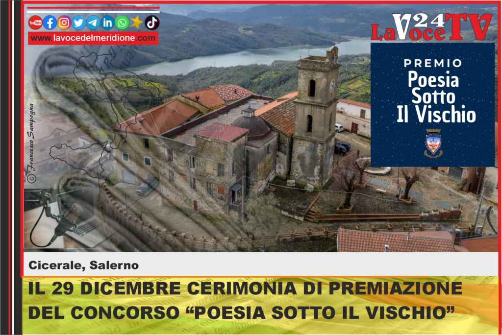 CICERALE IL 29 DICEMBRE CERIMONIA DI PREMIAZIONE DEL CONCORSO POESIA SOTTO IL VISCHIO