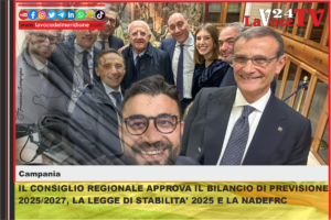 IL CONSIGLIO REGIONALE APPROVA IL BILANCIO DI PREVISIONE 2025 2027, LA LEGGE DI STABILITA' 2025 E LA NADEFRC