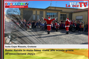 Isola Capo Rizzuto (Kr) - Babbi Natale in moto fanno visite alle scuole grazie all’associazione Japyx