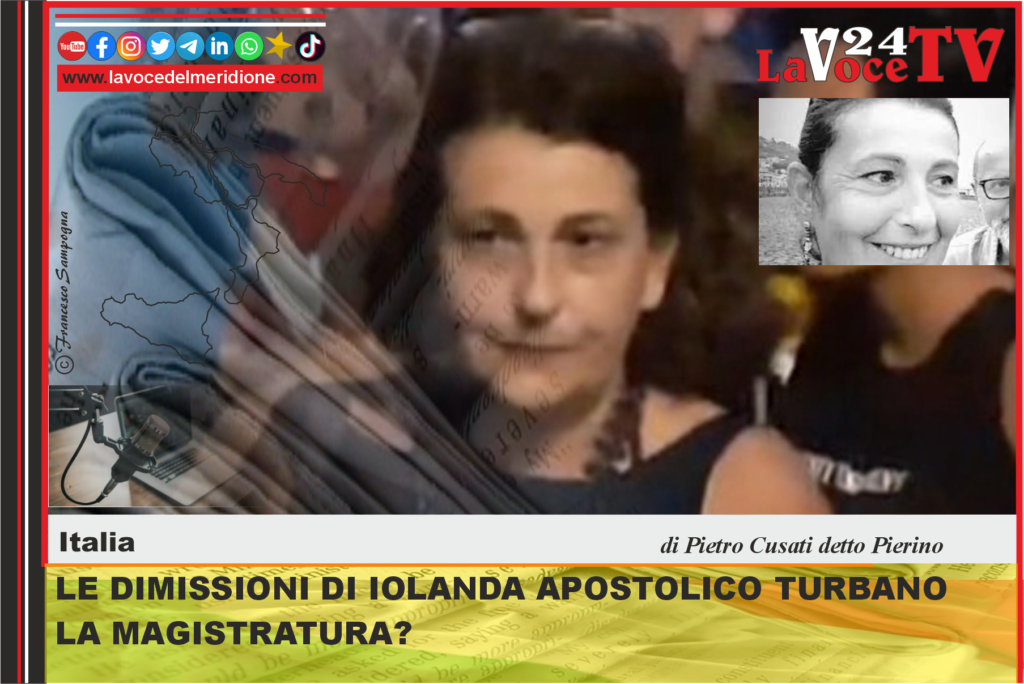 LE DIMISSIONI DI IOLANDA APOSTOLICO TURBANO LA MAGISTRATURA