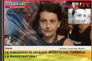 LE DIMISSIONI DI IOLANDA APOSTOLICO TURBANO LA MAGISTRATURA