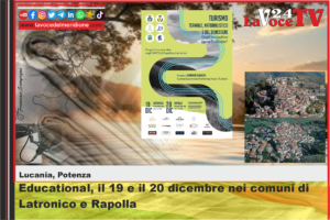 Lucania - Educational, il 19 e il 20 dicembre nei comuni di Latronico e Rapolla