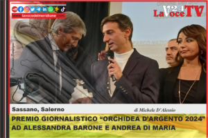 PREMIO GIORNALISTICO ORCHIDEA D’ARGENTO 2024 AD ALESSANDRA BARONE E ANDREA DI MARIA