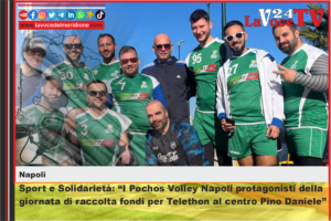 Sport e Solidarietà I Pochos Volley Napoli protagonisti della giornata di raccolta fondi per Telethon al centro Pino Daniele