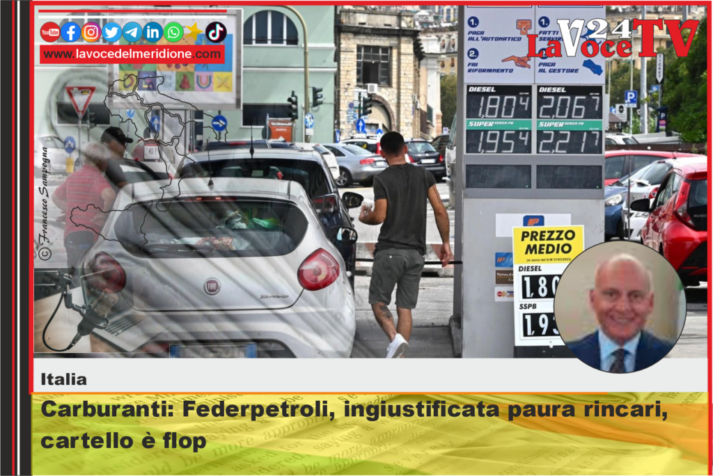 Carburanti Federpetroli, ingiustificata paura rincari, cartello è flop Marsiglia Michele