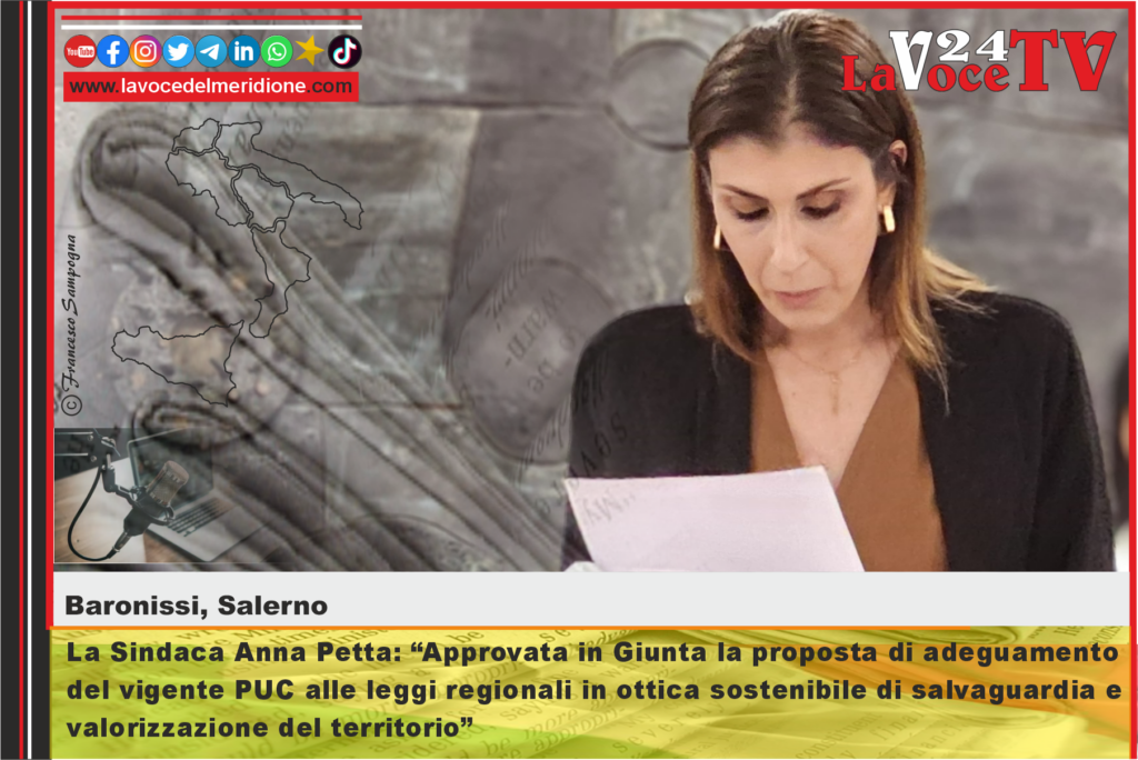 Comune di Baronissi, la Sindaca Anna Petta Approvata in Giunta la rio