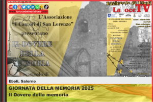 EBOLI - GIORNATA DELLA MEMORIA 2025 IL DOVERE DELLA MEMORIA