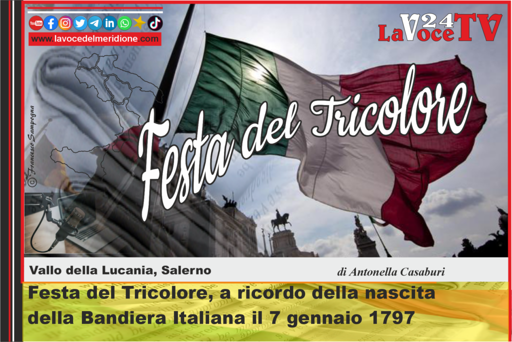 Festa del Tricolore, a ricordo della nascita della Bandiera Italiana il 7 gennaio 1797