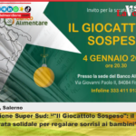 Fondazione Super Sud: “”Il Giocattolo Sospeso”: il 4 gennaio una serata solidale per regalare sorrisi ai bambini”