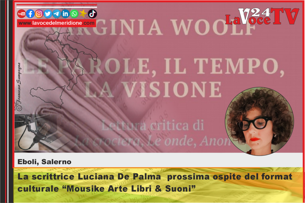 La scrittrice Luciana De Palma prossima ospite del format culturale Mousike Arte Libri & Suoni