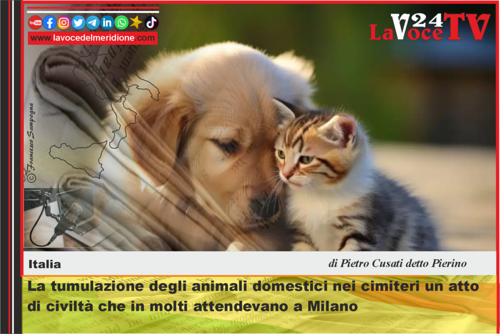 La tumulazione degli animali domestici nei cimiteri un atto di civiltà che in molti attendevano a Milano