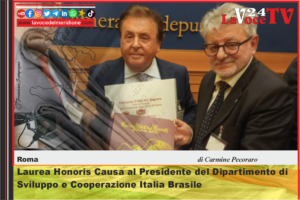 Laurea Honoris Causa al Presidente del Dipartimento di Sviluppo e Cooperazione Italia Brasile