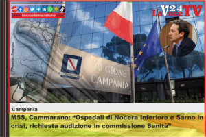 M5S, Cammarano Ospedali di Nocera Inferiore e Sarno in crisi, richiesta audizione in commissione Sanità