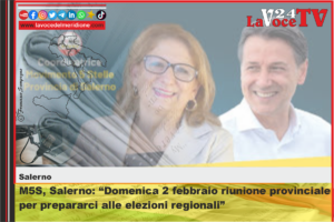 M5S, Salerno Domenica 2 febbraio riunione provinciale per prepararci alle elezioni regionali