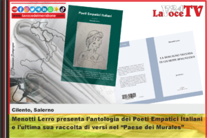 Menotti Lerro presenta l’antologia dei Poeti Empatici Italiani e l’ultima sua raccolta di versi nel Paese dei Murales