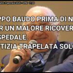 TOCCATA E FUGA NOTIZIA – PIPPO BAUDO PRIMA DI NATALE PER UN MALORE RICOVERATO IN OSPEDALE. NOTIZIA TRAPELATA SOLO OGGI