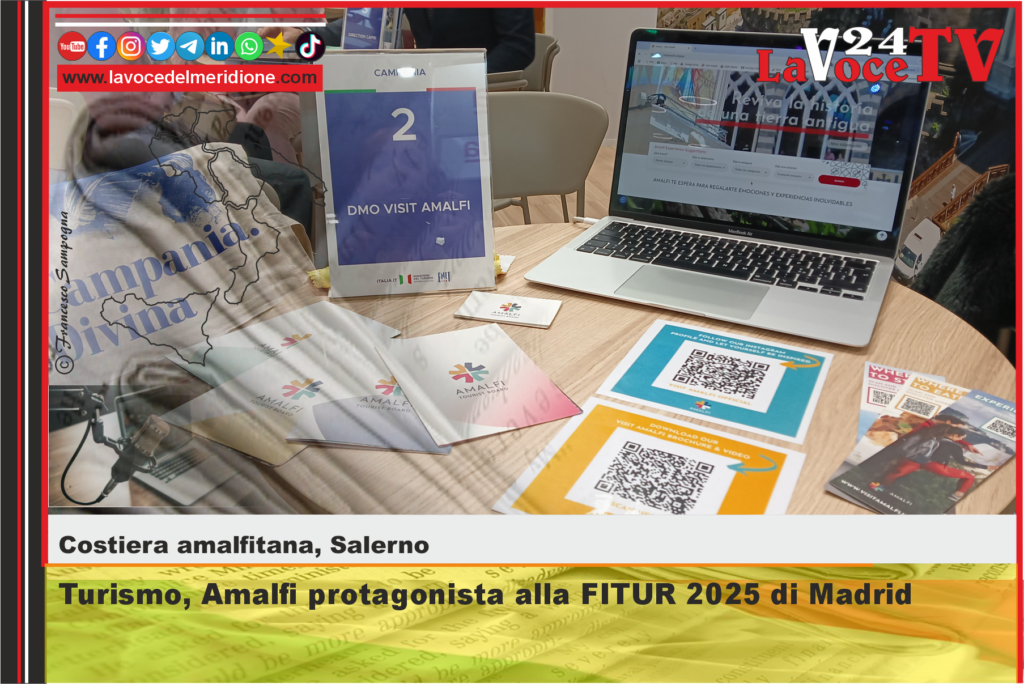 Turismo, Amalfi protagonista alla FITUR 2025 di Madrid