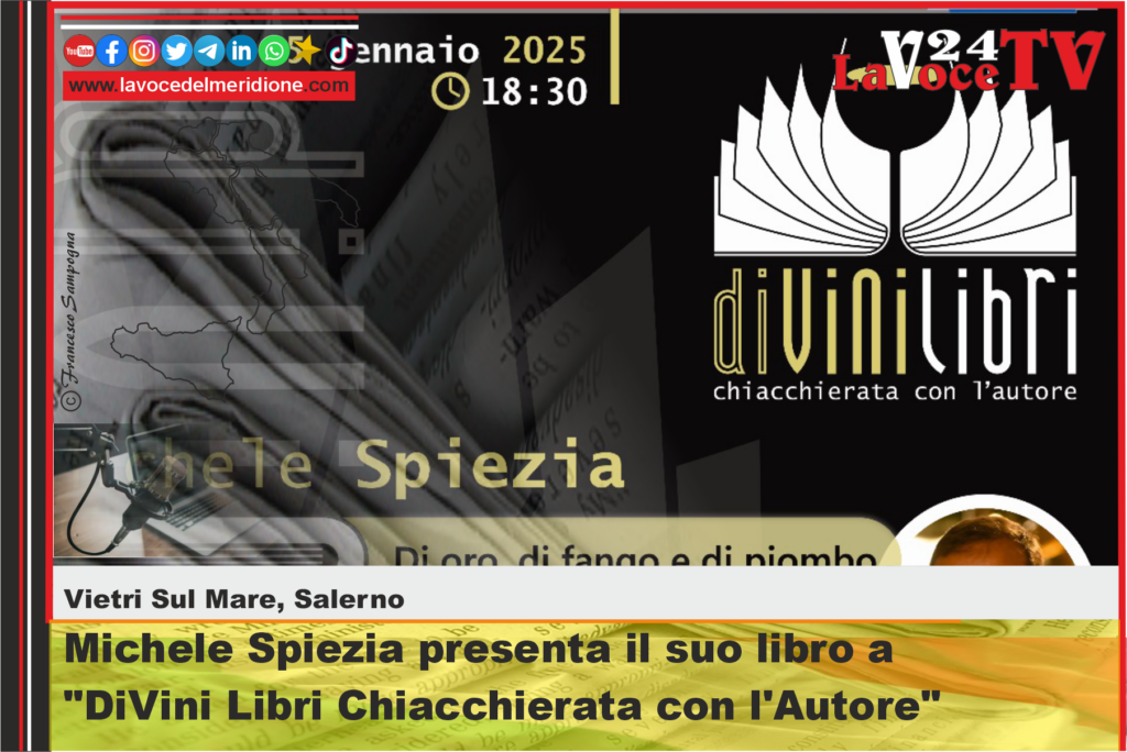 Vietri sul Mare (SA) - Michele Spiezia presenta il suo libro a DiVini Libri Chiacchierata con l'Autore