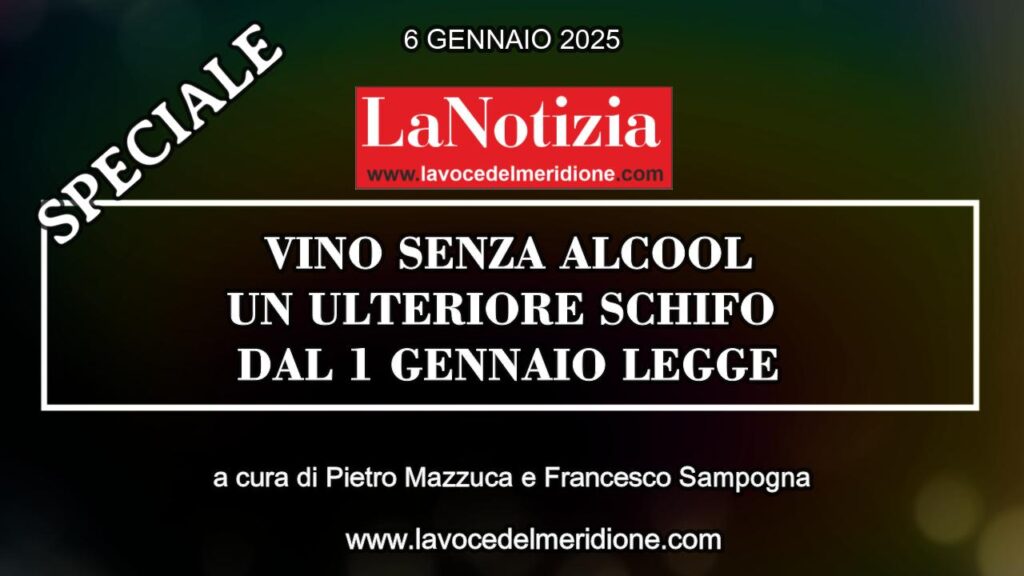 la notizia del 6 gen 2024 vino dealcolato-Miniatura