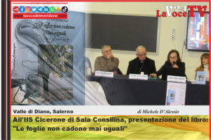 All'IIS Cicerone di Sala Consilina, presentazione del libro Le foglie non cadono mai uguali