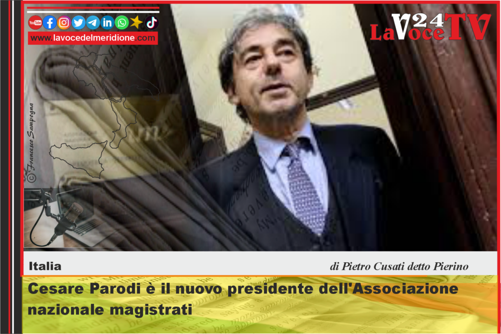 Cesare Parodi è il nuovo presidente dell'Associazione nazionale magistrati