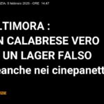 TOCCATA E FUGA NOTIZIA: Ultimissime “UN CALABRESE VERO IN UN LAGER FALSO neanche nei cinepanettoni”